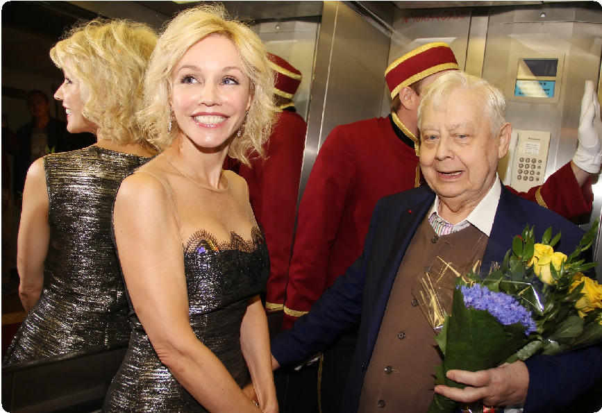 Марина Зудина и Олег Табаков. Фото взято из открытого источника