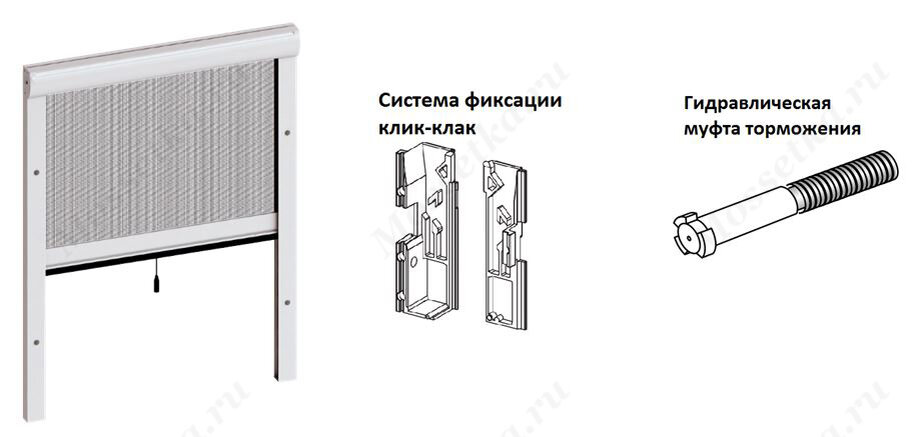 Разновидности москитных сеток