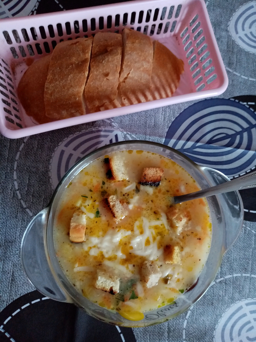 сырный суп по-французски