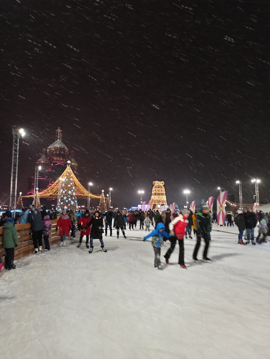 парк патриот москва зимой