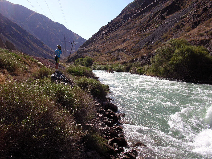 Фотографирую сплавщиков