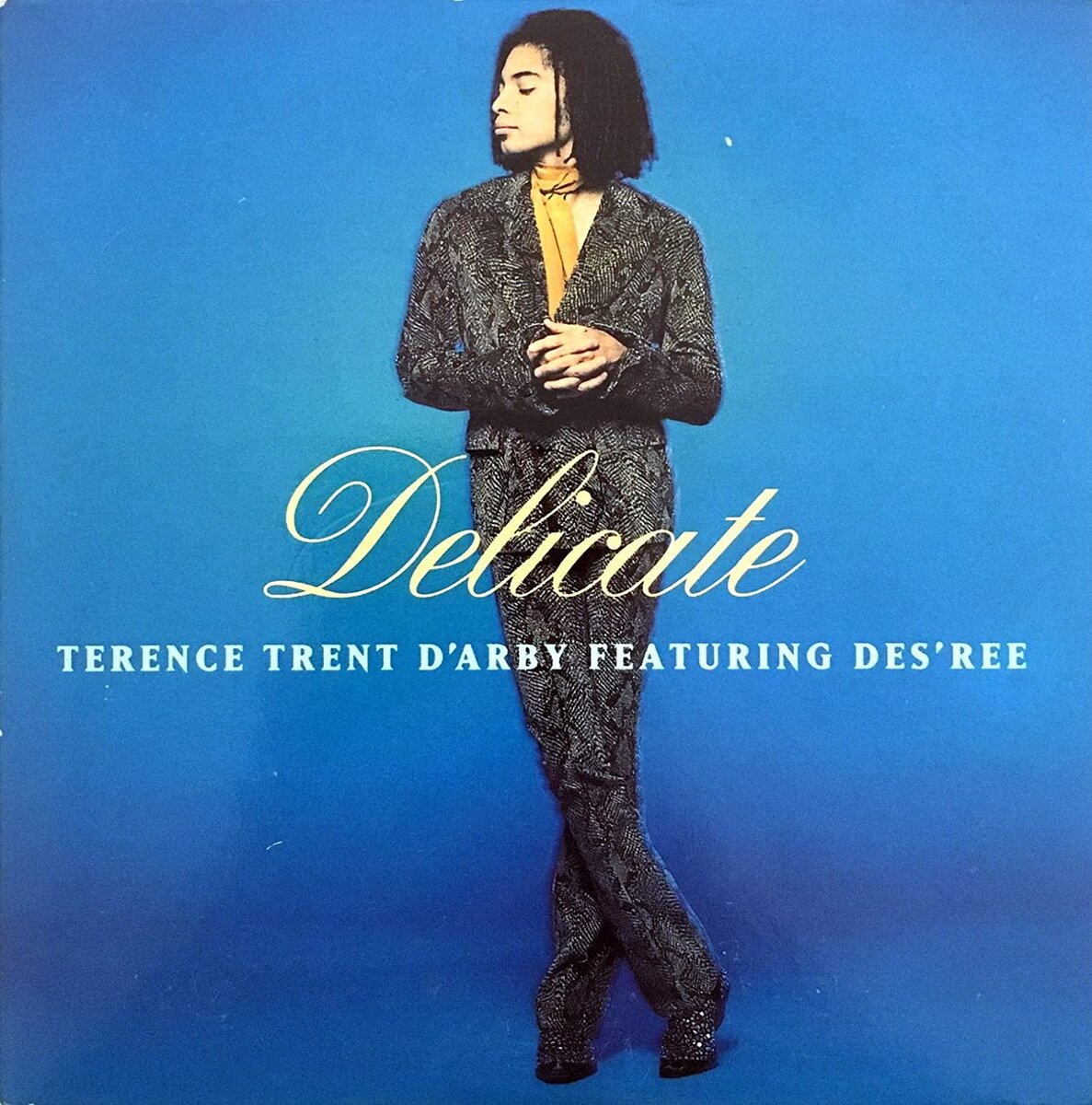 Обложка сингла "Delicate" американского певца и автора песен Terence Trent D'Arby