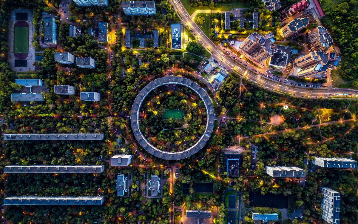 Вид на район Очаково-Матвеевское в Москве (Фото: Дмитрий Серебряков/ТАСС) 