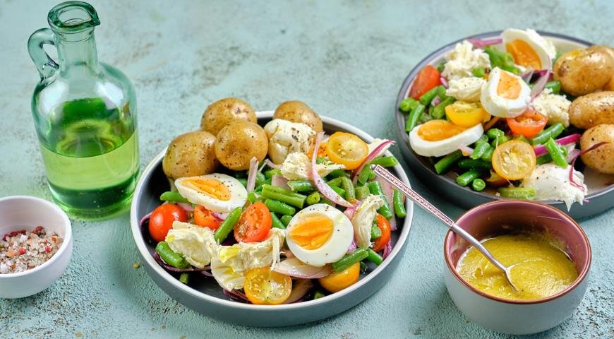 Больше рецептов салатов без майонеза см. на www.gastronom.ru