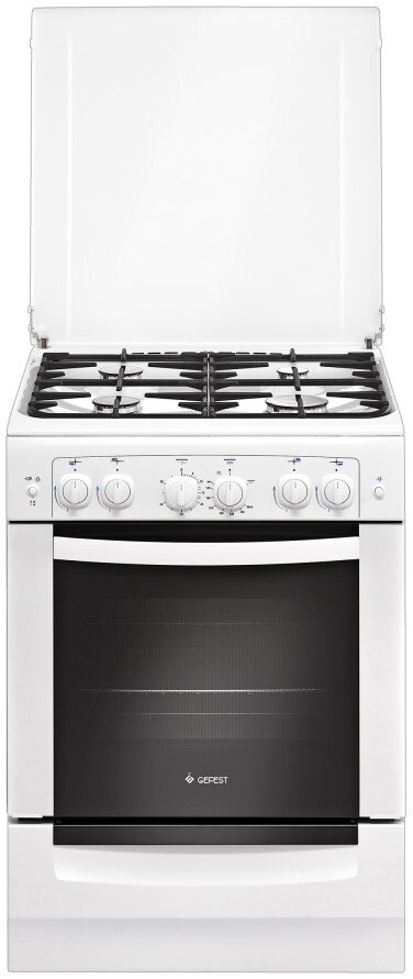 Преимущества: бюджетная цена, двойная подсветка и газ-контроль духовки, вертел с электроприводом.