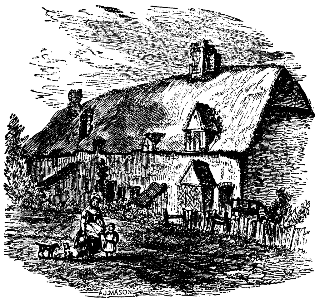 Дом Матушки Шиптон. Автор: A. J. Mason - Scanned from reprint of 1841/1852 editions of &quot;Extraordinary Popular Delusions and the Madness of Crowds&quot; by Charles Mackay, LL. D. ISBN 1-5866-3558-1, Общественное достояние, https://commons.wikimedia.org/w/index.php?curid=2821598