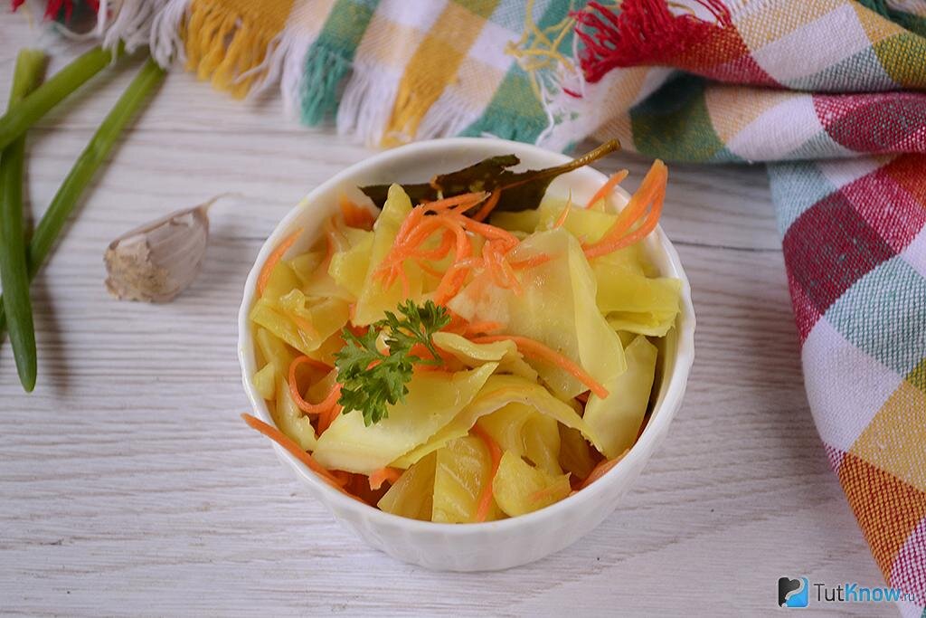 Капуста по корейски по шагово фото