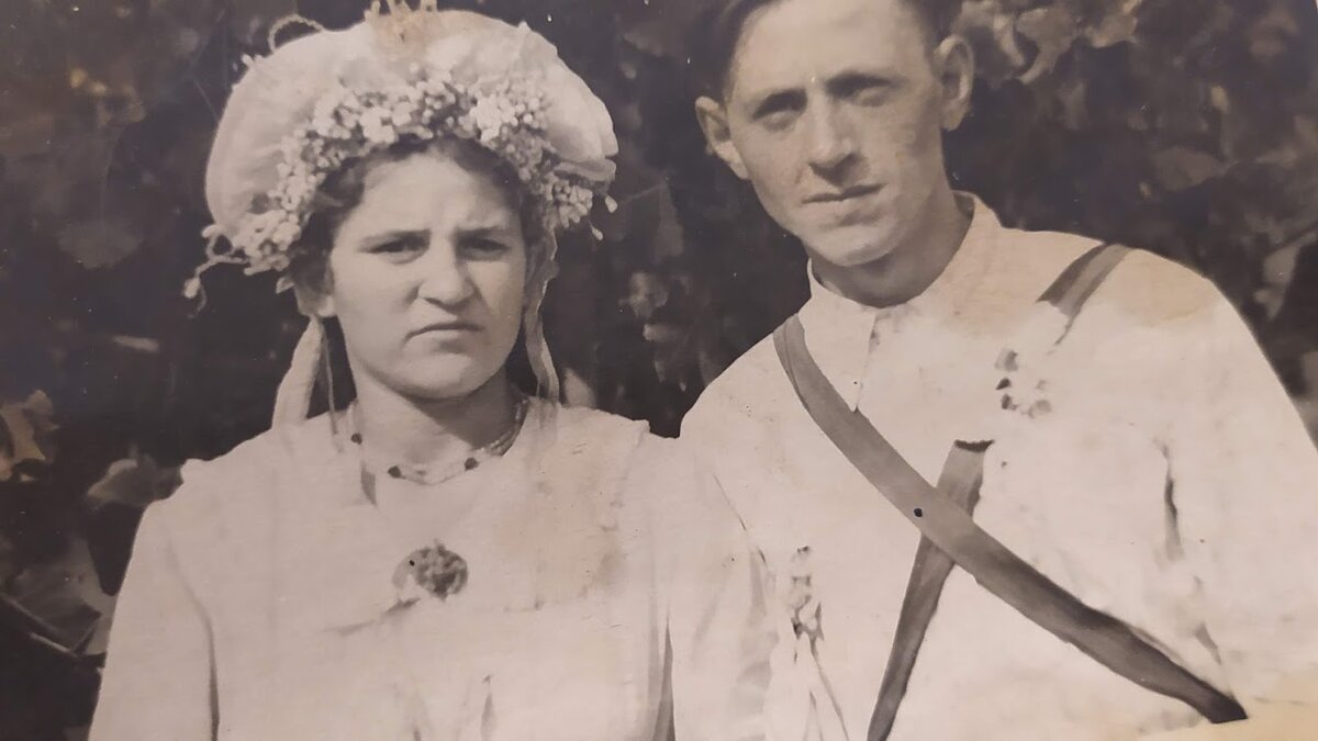 Старшая дочь Марфы -Любовь .В день своей свадьбы.