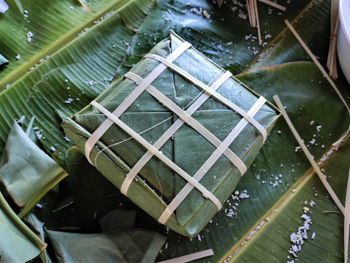 Вьетнамский новогодний пирог Бань Чынг