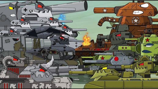 TOP 5 CARTOONS ABOUT TANKS - ТОП 5 МУЛЬТИКИ ПРО ТАНКИ