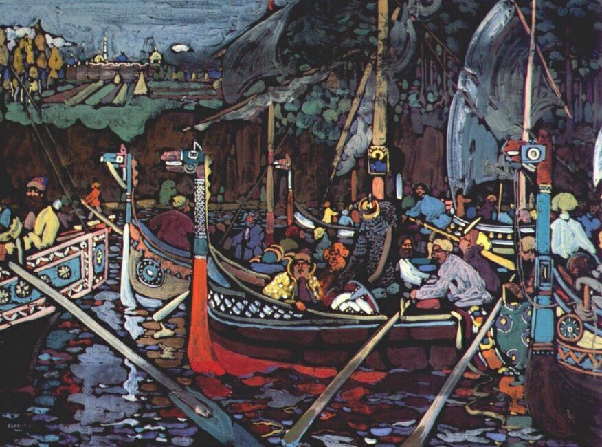 Песня Волги, Василий Кандинский