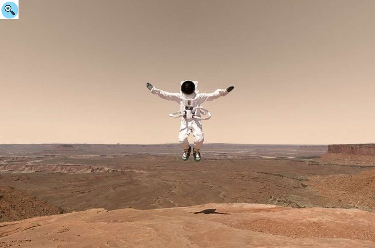 Прыжок в условиях Земли