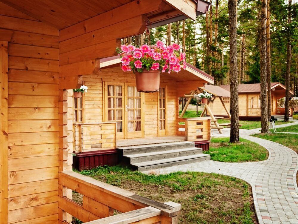 Деревянный дом из профилированного бруса