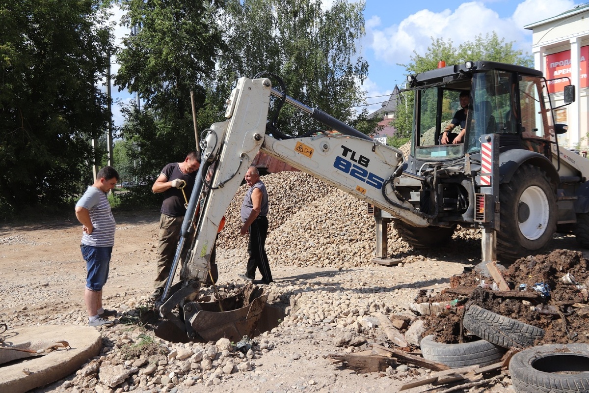    На улице Революционной в Иванове появится система отвода воды