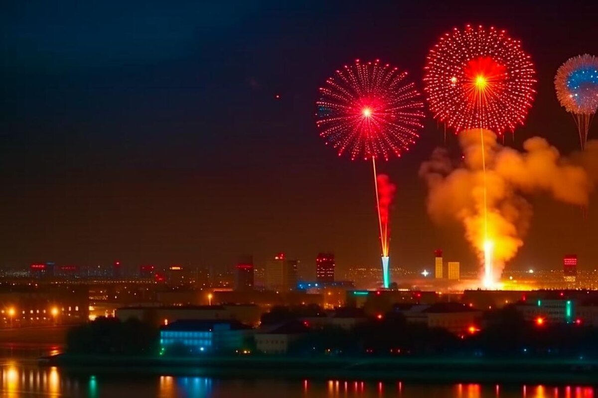 Нейросеть увидела праздник ярким и запоминающимся.  Фото: Изображения сгенерированы нейросетью Kandinsky 2.2