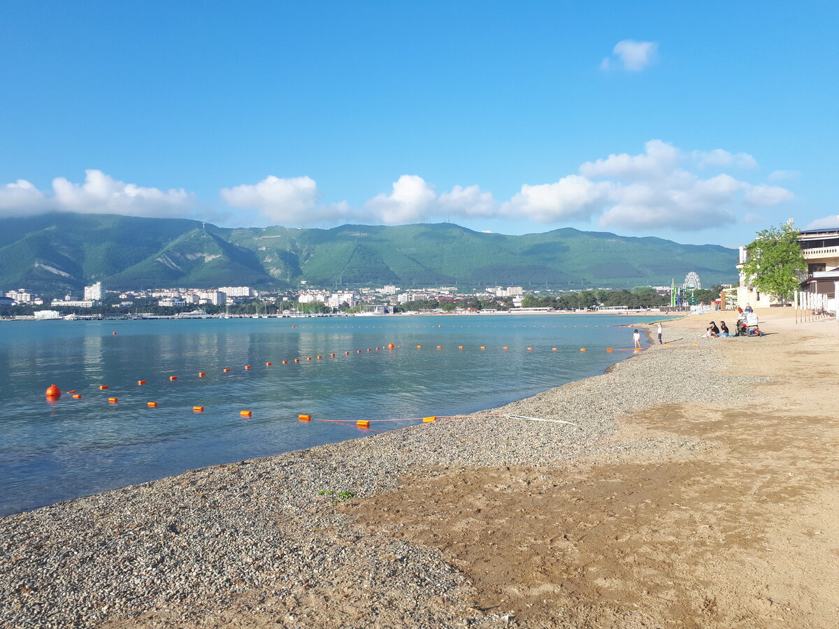 Городской пляж центральный краснодарский край геленджик фото