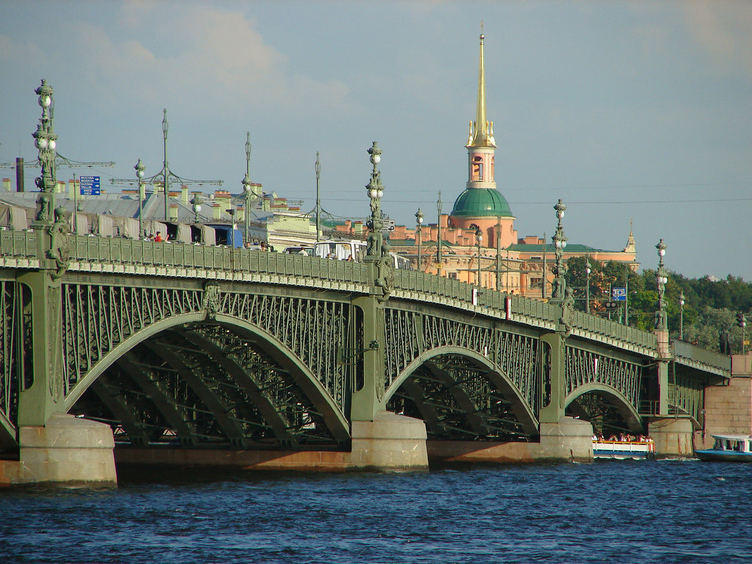 Питер троицкий мост фото