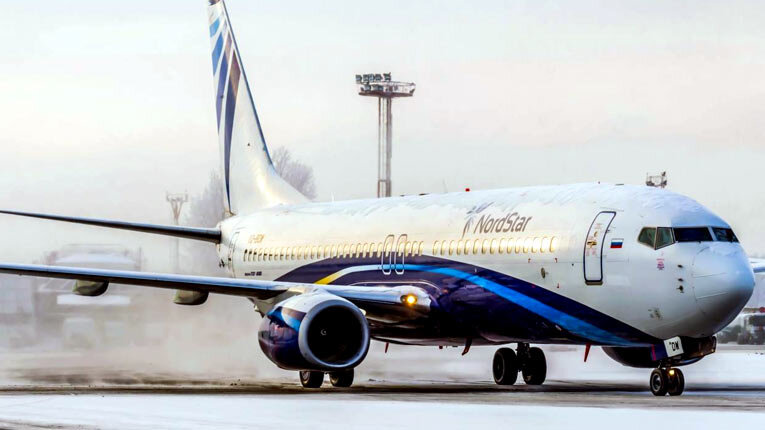 Самолет авиакомпании NordStar