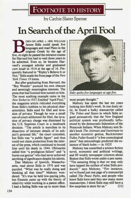 одна из статей про  Уильяма