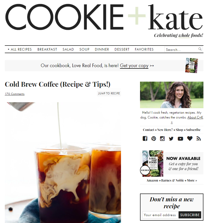 Пост в блоге Cookie + Kate