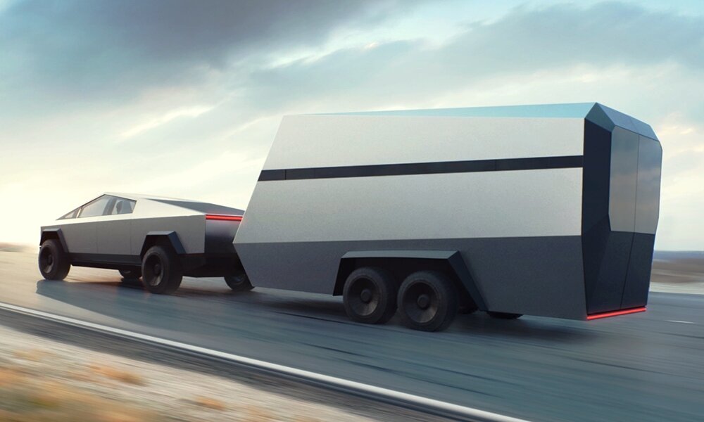 Модель  Cybertruck.