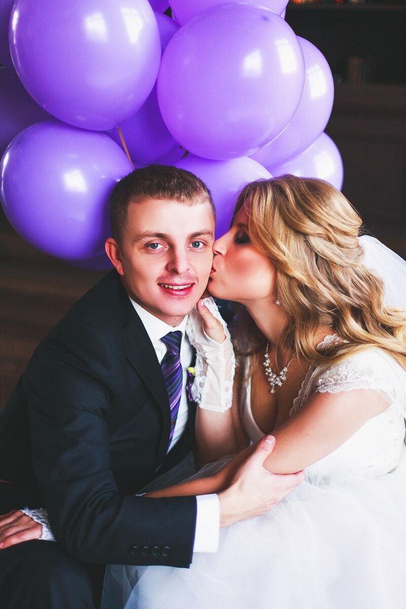 Фиолетовая свадьба