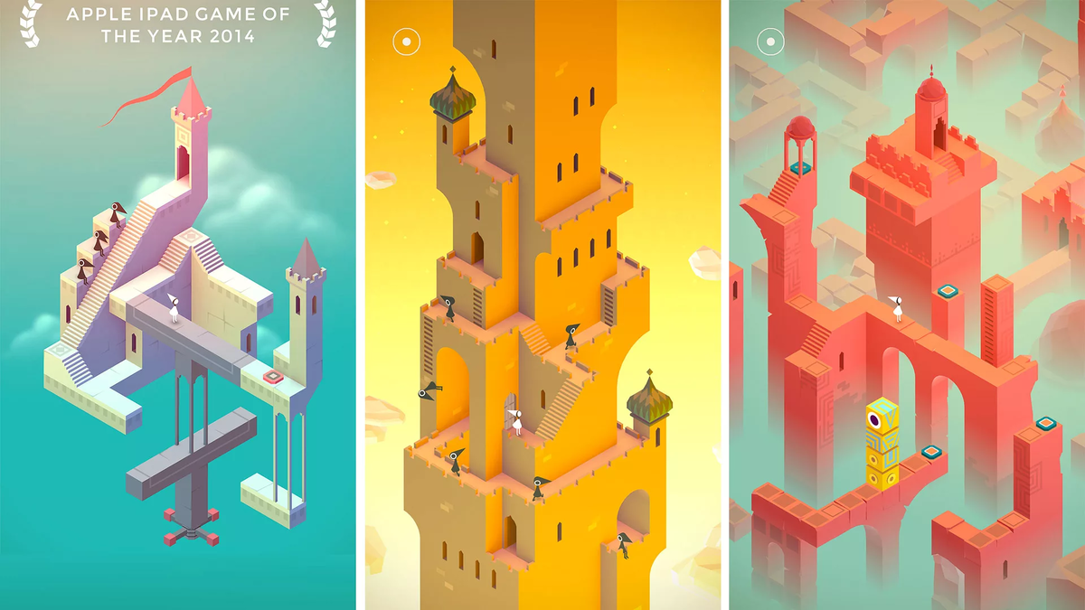 Обзор «Monument Valley» как одна из самых красивых и визуальных игр на  android и IOS | Хорошие мобильные игры | Дзен