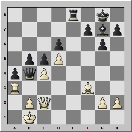 Чёрные начинают и выигрывают