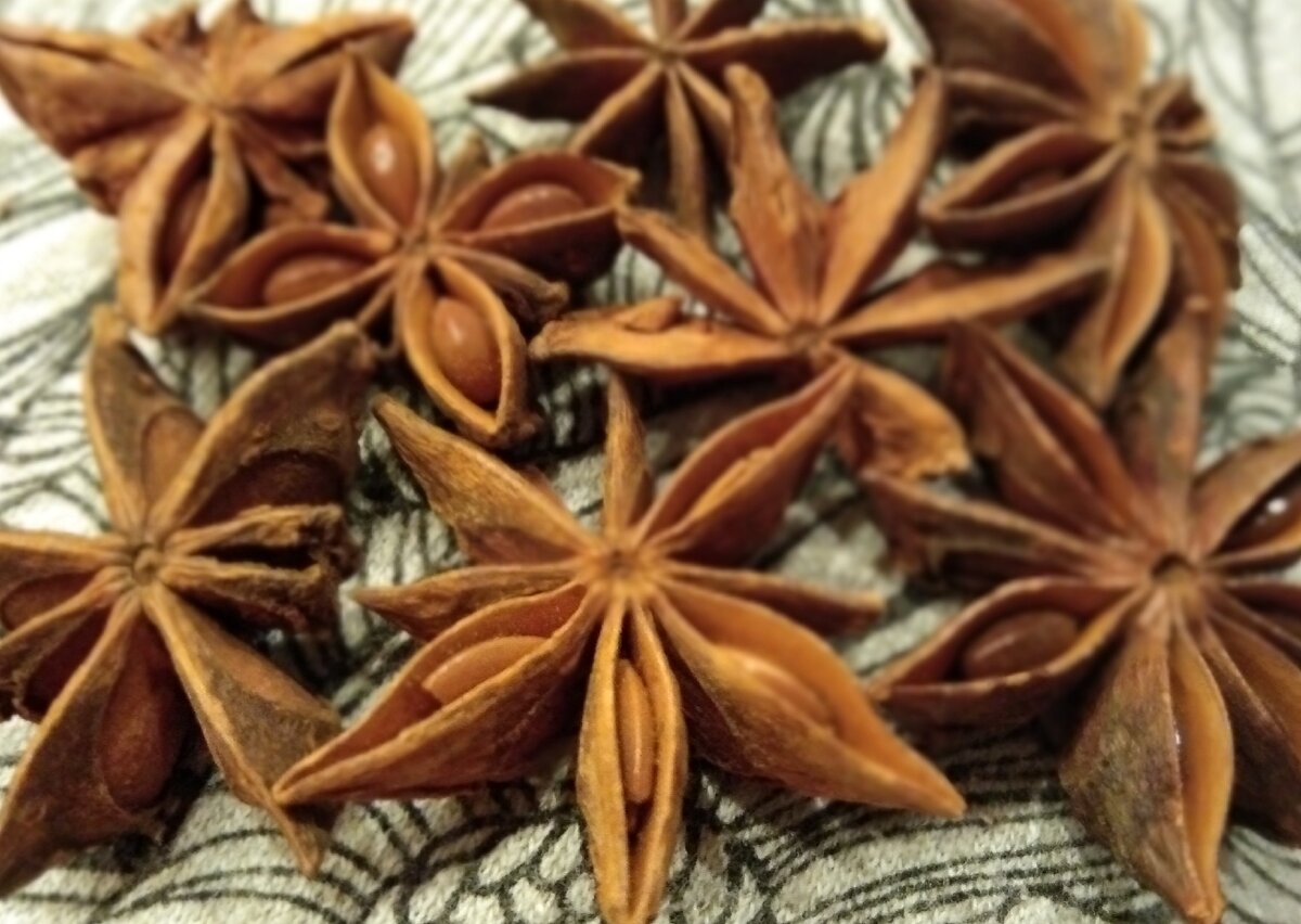 Вот бадьян, имеет разное количество лучиков, нам нужно 1-2)