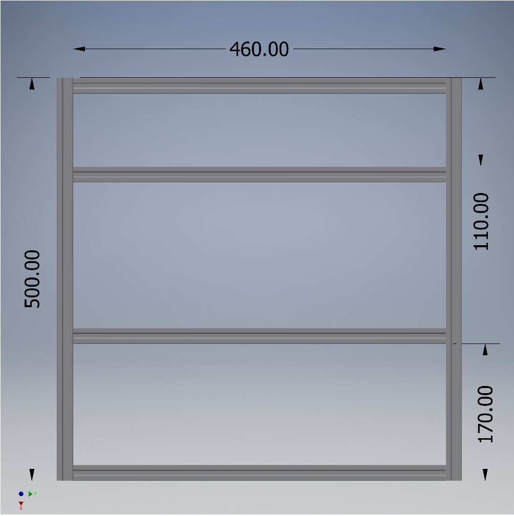 Вид сверху на основание.