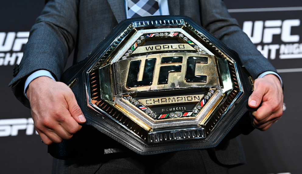 Пояс чемпиона UFC вектор