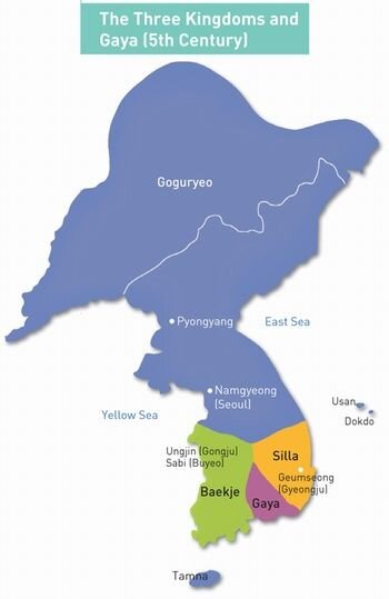 Корейские государства около 400 года нашей эры