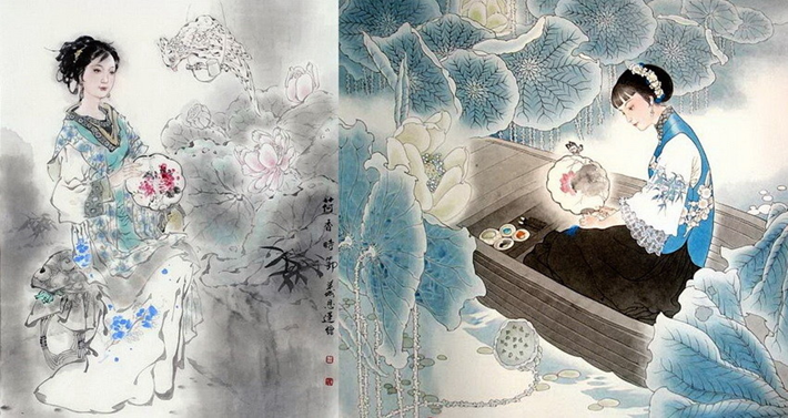 Картина художницы Джианг Энлиан.