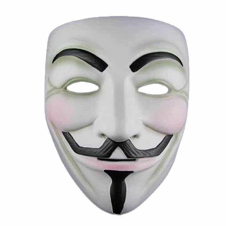 Маска Гая Фокса - так же известна, как маска анонимуса.