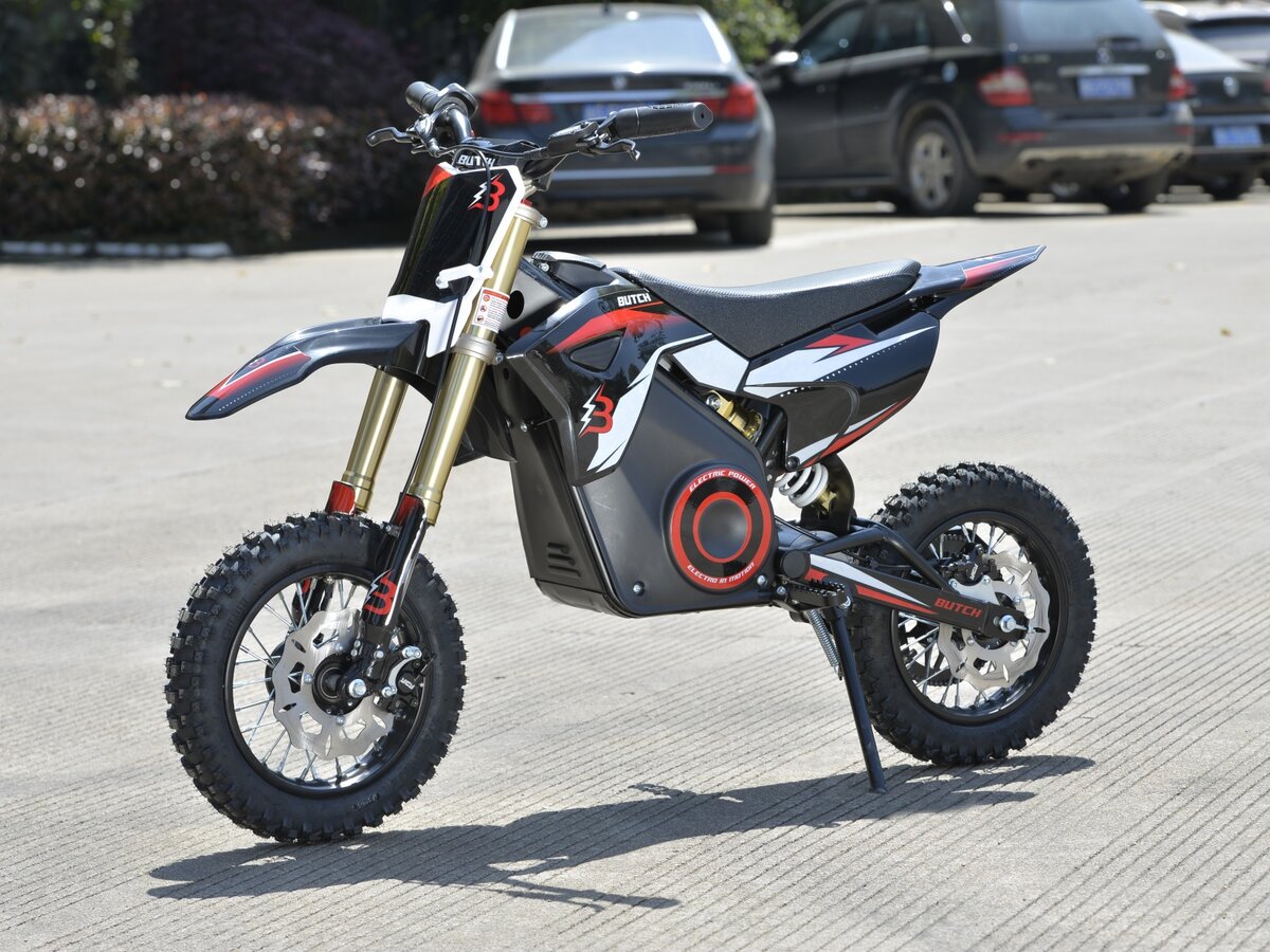 Электрический питбайк BUTCH X1 (электробайк, минибайк, минимото, мини-кросс)