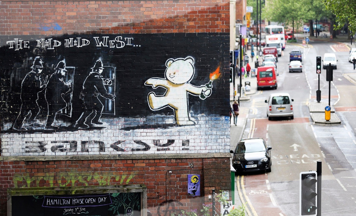 Граффити The Mild Mild West (Мягкий-мягкий Запад), 1999 г., Бристоль