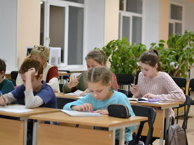 На занятии Школы развития читательских компетенций.