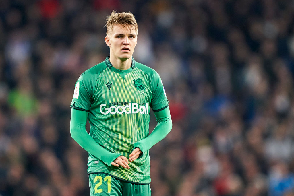 Мартин Эдегор в составе «Сосьедада».