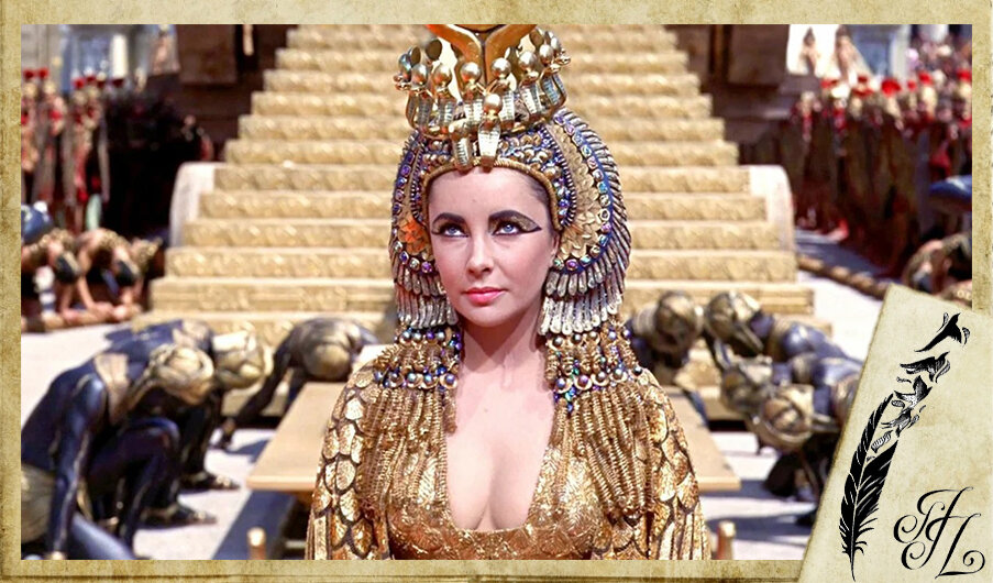 Элизабет Тейлор в роли Клеопатры, 1963 г.
