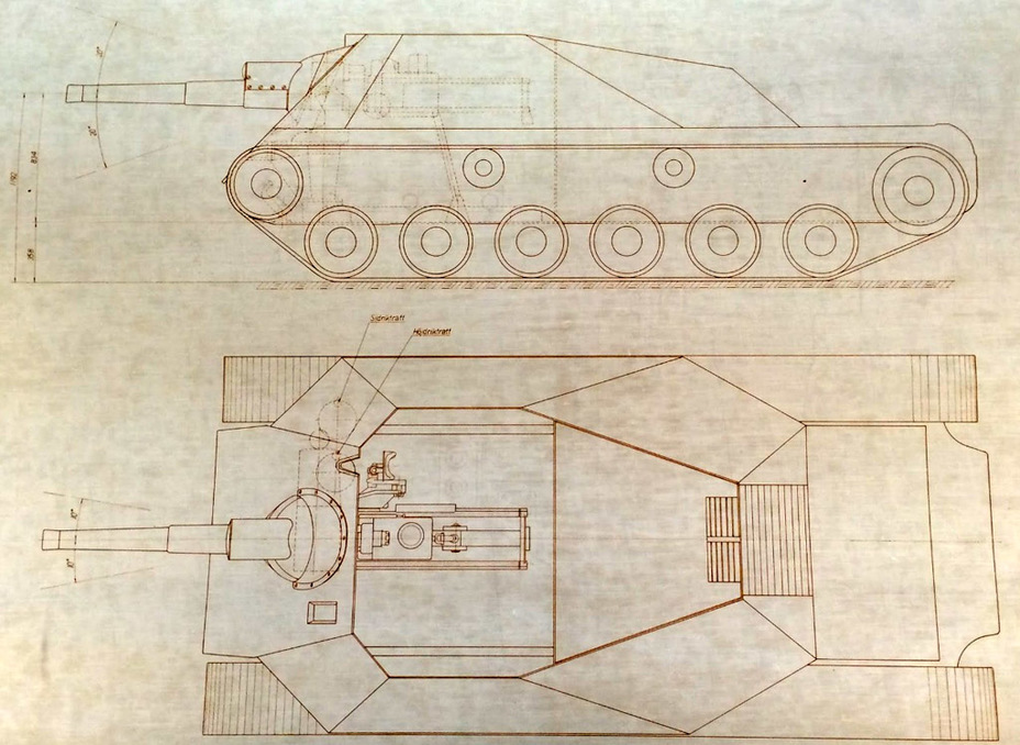 Strv 103 чертеж - 82 фото