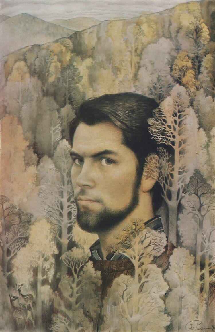 Воспоминание о Приморье. (Автопортрет). 1976