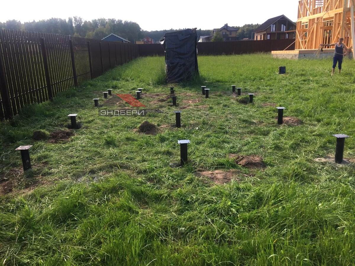 Свайно-винтовой фундамент от компании "Эндбери"