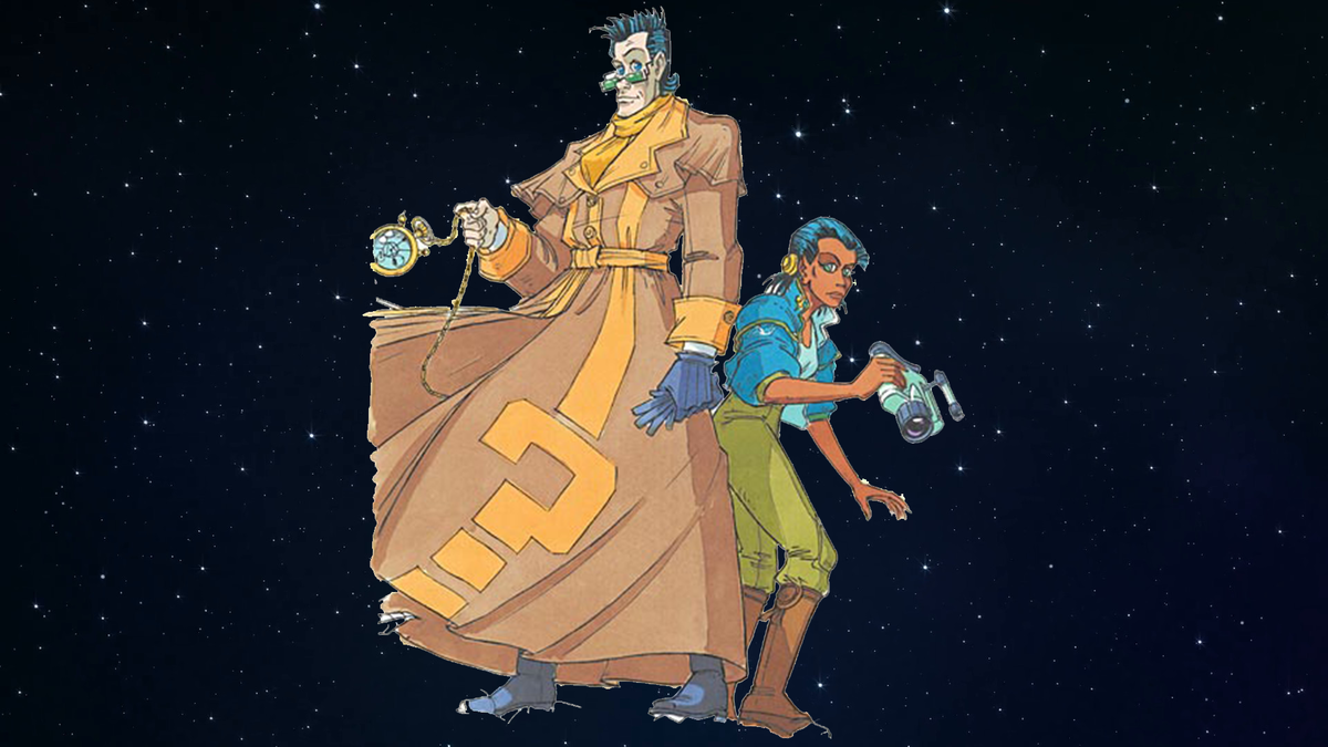 Концепт арт Доктора и его безымянной спутницы