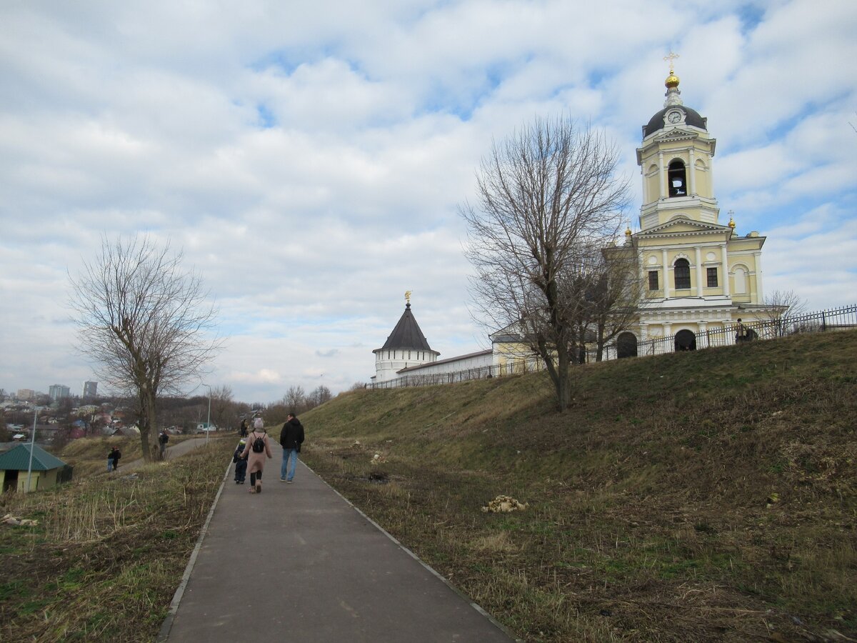 Серпухов Высоцкий монастырь зима