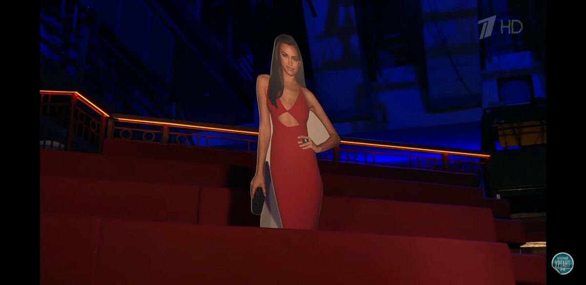 Кадр из телепередачи "Вечерний Ургант".