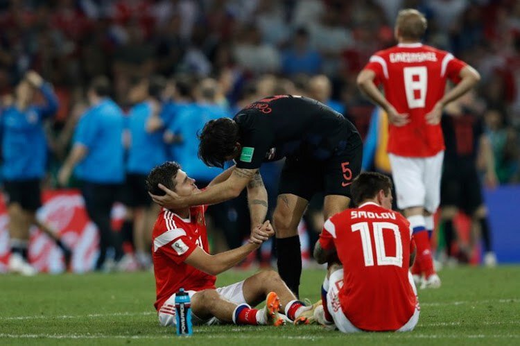 Россия после проигранного четвертьфинала ЧМ-2018