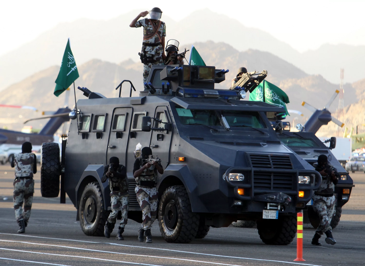 Военные силы Саудовской Аравии. Спецназ Саудовской Аравии. Национальная гвардия Саудовской Аравии.
