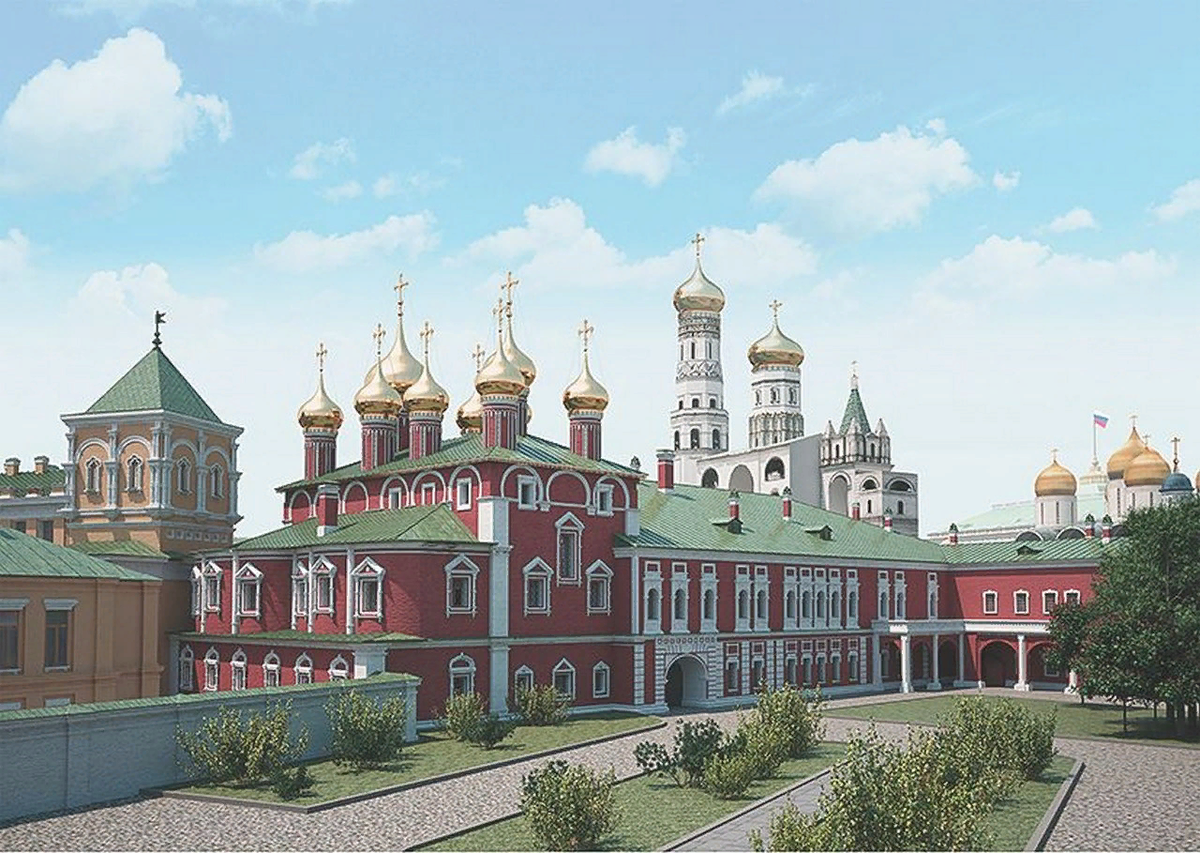 Москва монастырь кремль