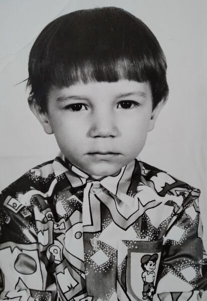 Василий Грошев в детстве