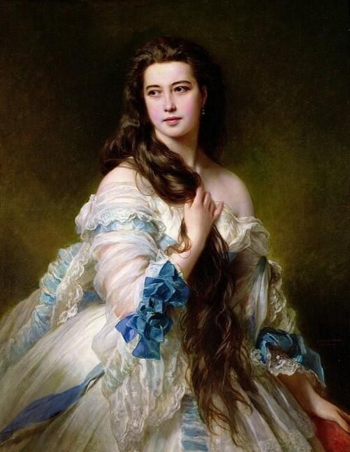 Варвара Римская-Корсакова, худ. Франц Ксавьер Винтерхальтер